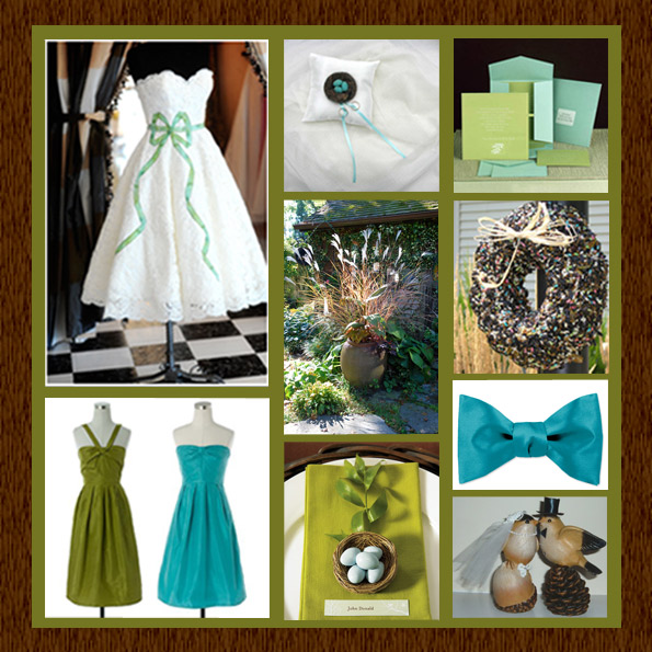 TeaLength Wedding Dress by Stephanie James Couture Birds Nest Wedding Ring 